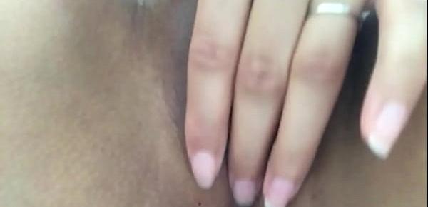  Fingering wet pussy for you.